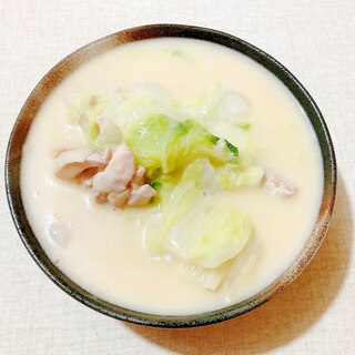 白菜と鶏肉のクリーム煮